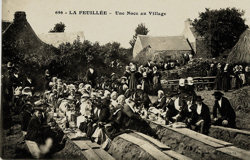 noce dans un village  de La Feuille. (Joncour)
